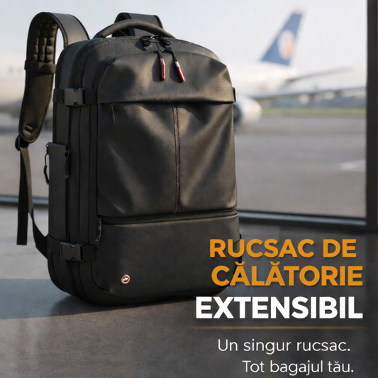 Voyager Max – Rucsac de Călătorie cu Compresie în Vid & Anti-Furt
